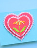 Memory Box Poppystamps Craft Dies - Fringed Heart Frames