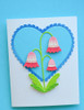 Memory Box Poppystamps Craft Dies - Fringed Heart Frames