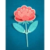 Memory Box Poppystamps Craft Dies - Nordic Petalglow Flower