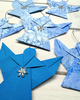 Yasutomo PURE Color Origami 5 7/8in 36 sheets, 9 colors, 4 each - Blues