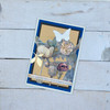 IndigoBlu A4 Mixed Media Art Paper - Vintage Blue Steam Book 1