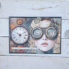 IndigoBlu A4 Mixed Media Art Paper - Vintage Blue Steam Book 1
