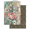 Stamperia 5.8x8.3in Printed Art Junk Journal - Gardens of Time
