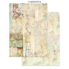 Stamperia 8.3x11.7in Printed Art Junk Journal - Wonderland
