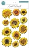 Craft Consortium YT#662 8 Pack "I Want It All" 3D Decoupage Stickers Embellishment Bundle - Florals
