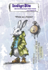 IndigoBlu A6 Cling Rubber Stamps - White As Rabbit