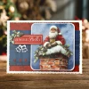 Katy Sue Designs Die Cut Decoupage 3/PK - Santa Stop Here