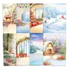 Katy Sue Designs Christmas Gnomes Scene Stash, 24 sheets