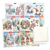 Katy Sue Designs Card Making Kit - Cosy Christmas Gnomes