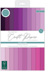 Craft Consortium The Essentials Craft Papers A4 Premium Paper Pad - Purple Tones