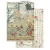 Stamperia A5 Printed Art Junk Journal - Focus Points, Oriental Garden