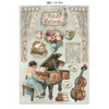 Stamperia 8.3x11.7in Printed Art Junk Journal - Symphony