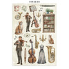 Stamperia 8.3x11.7in Printed Art Junk Journal - Symphony