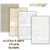 Papers For You A4 Rice Paper 4 Pack - Scripts