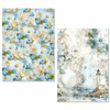 Ciao Bella Lu Mania Mixed Media Rice Paper - Edge of the Ocean