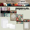 Paper Rose Studio NFYT 07/23/2026 Limited Edition Papercuts Cardmaking Kit - Portraits in Bloom