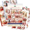 Katy Sue Designs Die Cut Decoupage, Pack of 12 - Christmas Cats