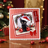 Katy Sue Designs Die Cut Decoupage, Pack of 12 - Christmas Cats