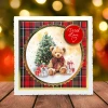 Katy Sue Designs Die Cut Decoupage, Pack of 12 - Teddy Bear Christmas