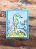 The Crafters Workshop 6x6in Stencils - Seahorse