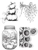Grafix 8.5x11in Assorted Printable Clear & Matte Dura-lar 6 Pack Set - Fall