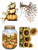 Grafix YT#670 8.5x11in Assorted Printable Clear & Matte Dura-lar 3 Pack "I Want It All" Bundle - Fall, Christmas, Winter