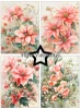 Paper Favourites A6/4.25x6in Paper Pad - Christmas Flowers