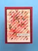 Simple and Basic A6 Dies Rectangle - Diagonal Striped Panel With Piercing