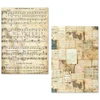 Ciao Bella Paper Lu Mania Tissue Papers A5 Set - Music Sheet