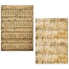Ciao Bella Paper Lu Mania Tissue Papers A5 Set - Music Sheet