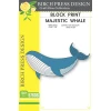 Memory Box Birch Press Design Block Print Dies - Majestic Whale