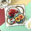Hunkydory Crafts Topper Essentials Circle Topper Mirri Mats - Rich Gold