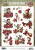 Find-It Trading 3D Pushout Sheet by Berrie's Beauties - Fairy Christmas, Poinsettia