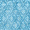 Find-It Trading 8x8in Paper Pack by Berrie's Beauties - Blue Christmas
