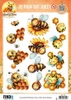 Find-It Trading 3D Pushout Sheet by Berrie's Beauties - Sweet Honey Bees, Golden Garden