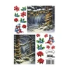 Crealies A4 Cutting Sheets - Christmas C, Bird
