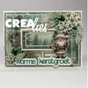 Crealies A4 Cutting Sheets - Christmas F, Santa Claus