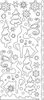 JEJE Produkt Peel-off Double Stick Clear Stickers 10/Pack  - Holiday Winter