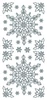 JEJE Produkt Peel-off Double Stick Clear Stickers 10/Pack  - Holiday Winter