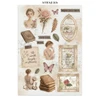 Stamperia A4/8.3x11.7in Printed Art Junk Journal - Flowers and Poems