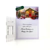 Katy Sue Designs Picket Fence, 24 Sheets - Poinsettia Garden Scene Stash