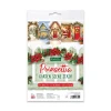 Katy Sue Designs Picket Fence, 24 Sheets - Poinsettia Garden Scene Stash