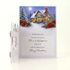 Katy Sue Designs Picket Fence, 24 Sheets - Poinsettia Garden Scene Stash
