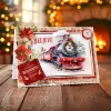 Katy Sue Designs Die Cut Decoupage, Pack of 3 - Christmas Train