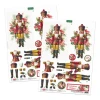 Katy Sue Designs Die Cut Decoupage, 10 Pack - Nostalgic Christmas