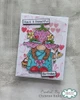 Woodware A6 Clear Stamp Set By Françoise Read - Strawberry Hat