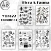 ABStudio YT#677 5 Pack "I Want It All" Bundle #4 - Flora & Fauna  FREE A4 STORAGE TOTE