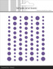 Simple and Basic Matte Enamel Dots, 77 pcs - Purple