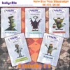 IndigoBlu NFYT 10/01/2026 5 Pack "I Want It All" Bundle #1 - Halloween Stamps Collection