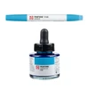 Royal Talens Pantone Dual Tip Blue Green Marker & Ink Refill Bottle - 3125